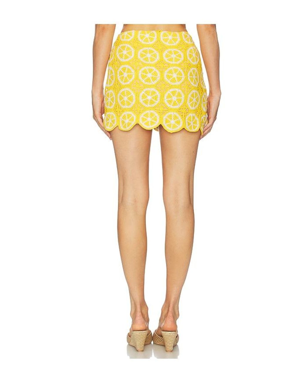 Show Me Your Mumu Yellow Solstice Mini Skirt