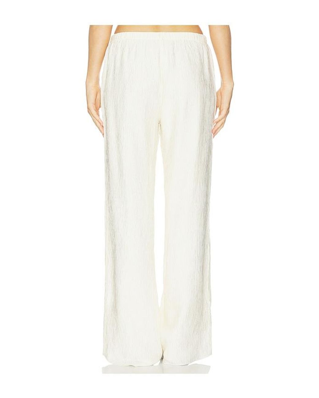 Anine Bing White Aden Pant