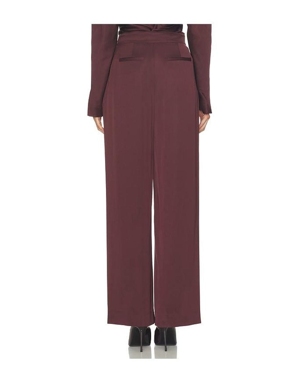 Jonathan Simkhai Purple Kyra Wide Leg Pant