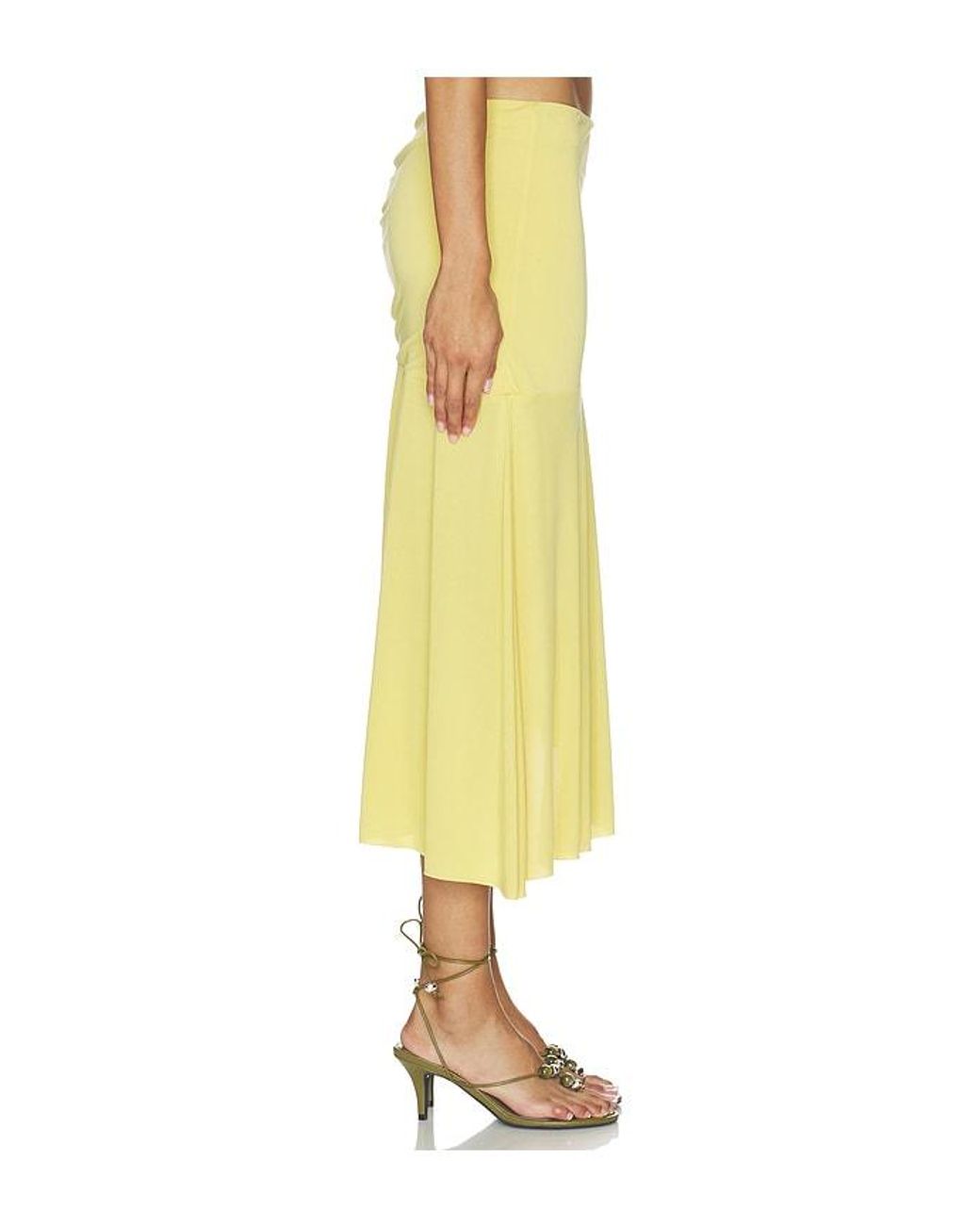 Nia Yellow Gioele Skirt
