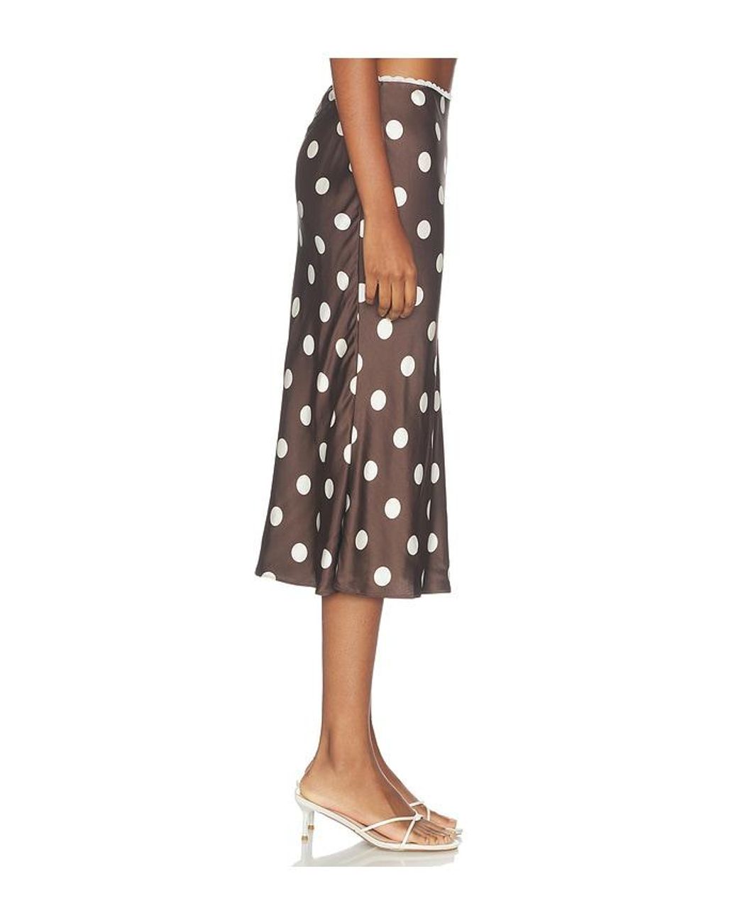 MAJORELLE Black Mabel Slip Skirt
