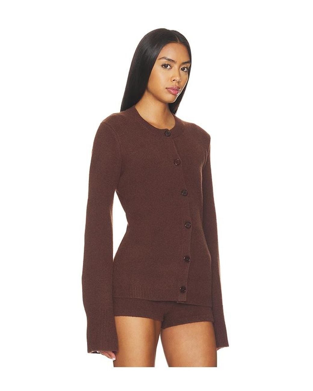 SER.O.YA Purple Tira Knit Cardigan