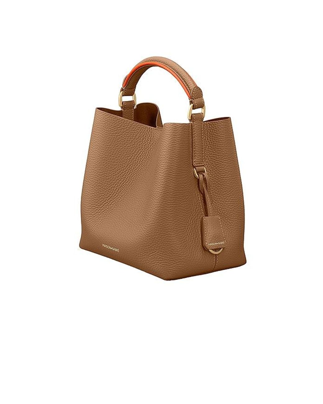 MAISON de SABR Brown The Mini Bucket Bag