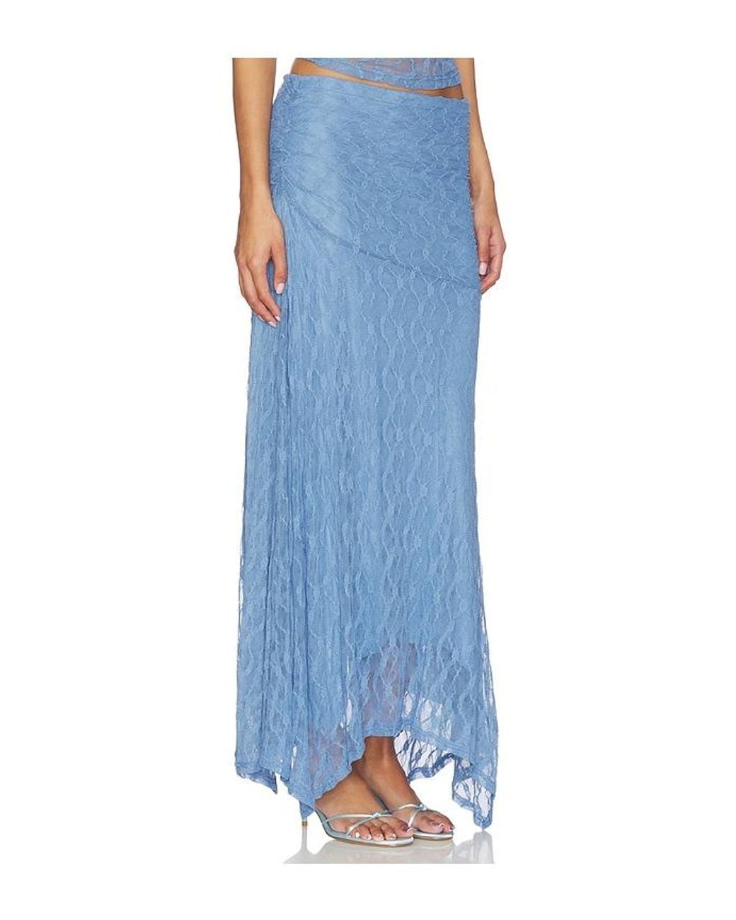 SOVERE Blue Lowri Skirt