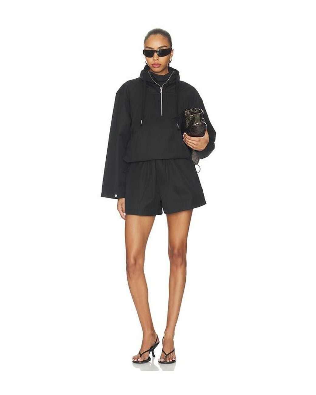 Agolde Black Lydia Short