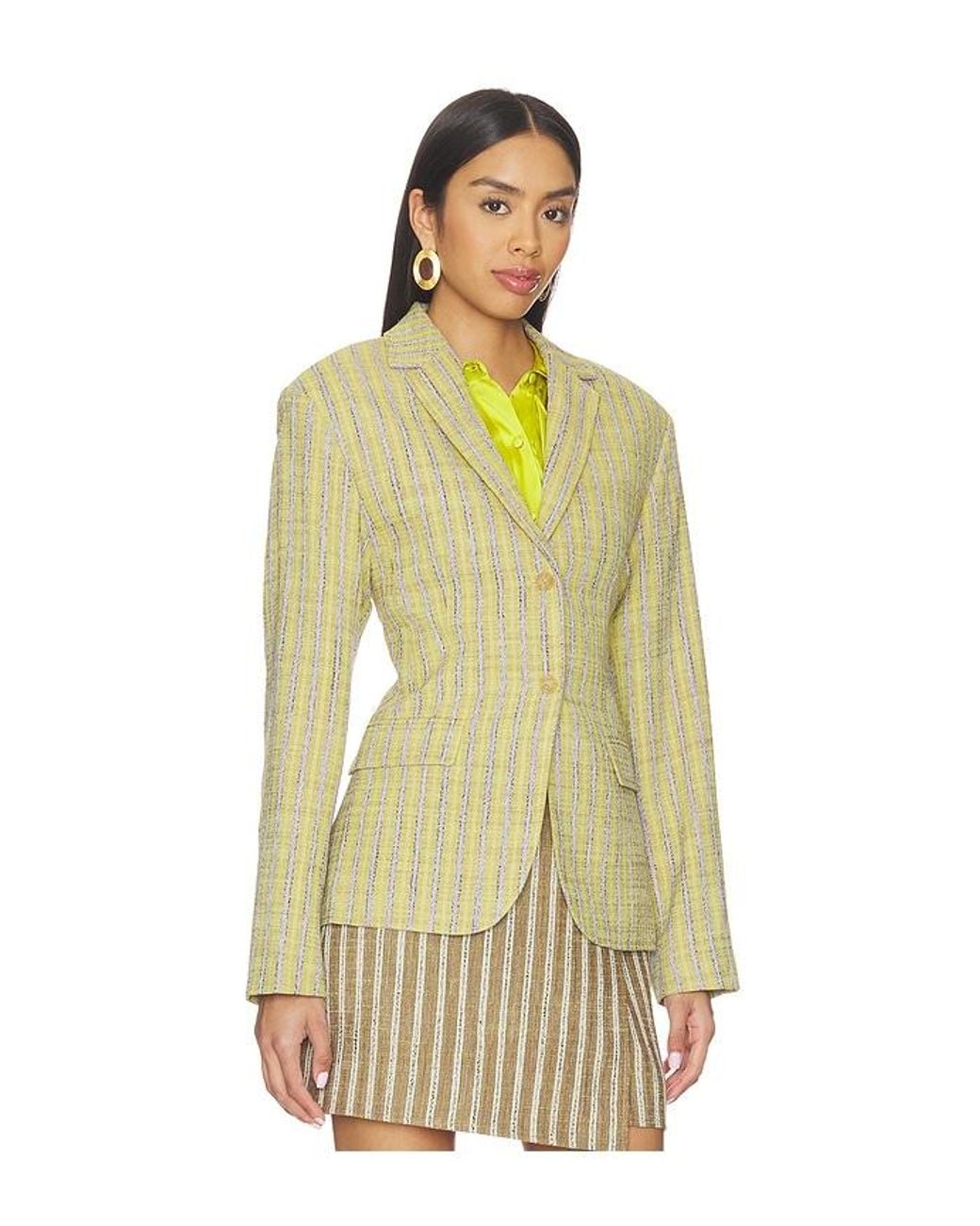 Ulla Johnson Yellow Matteo Blazer
