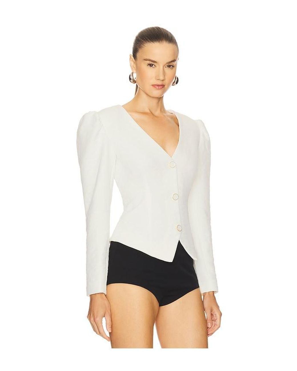 For Love & Lemons White Kristen Blazer