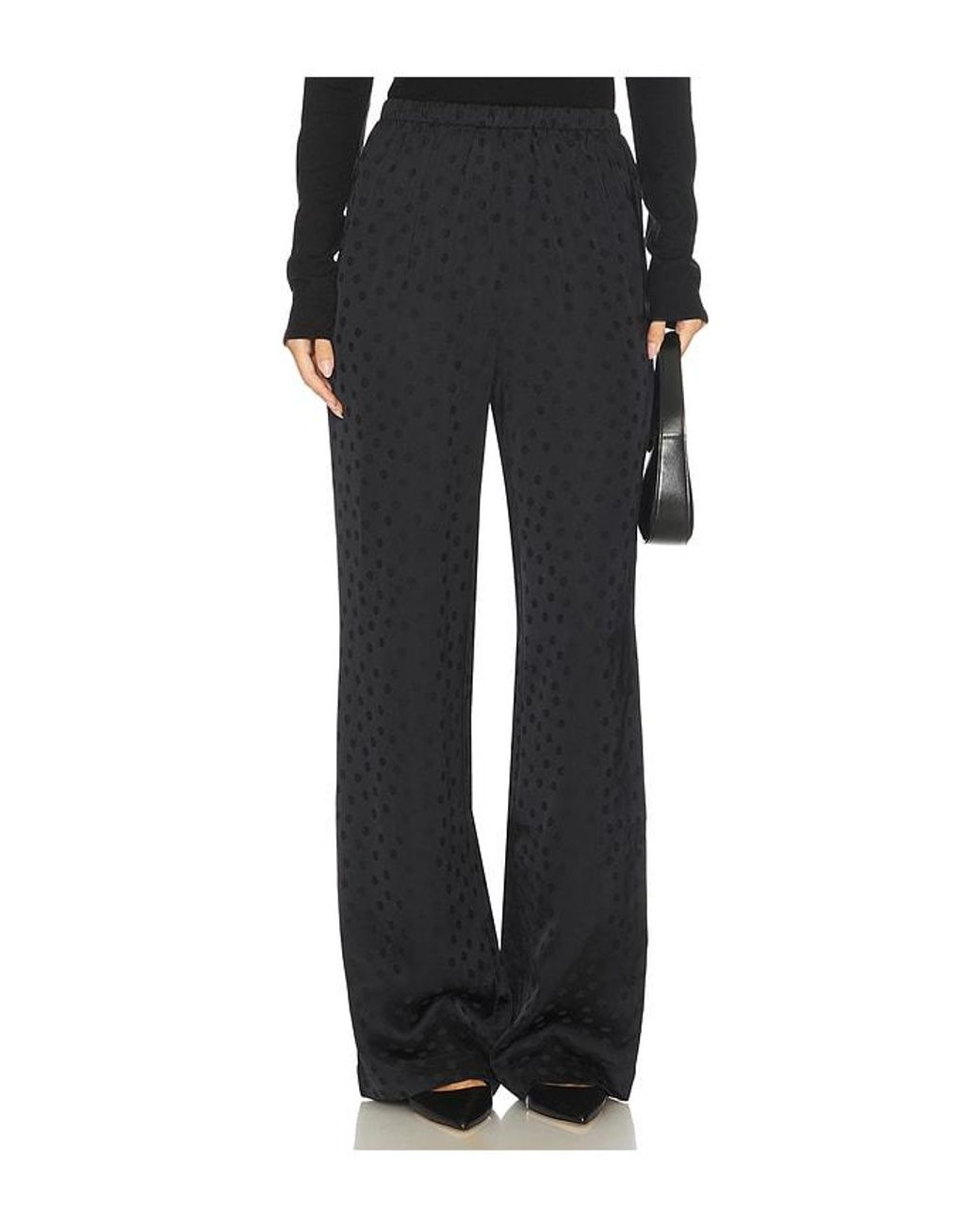 Anine Bing Black Elain Pant