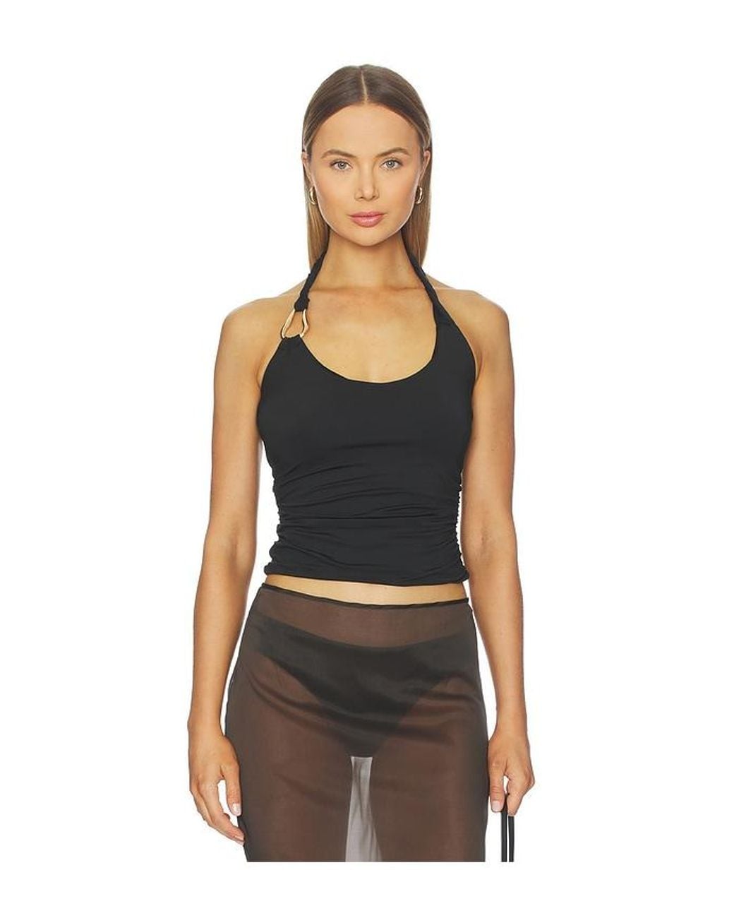SNDY'S Black Ash Tank Top