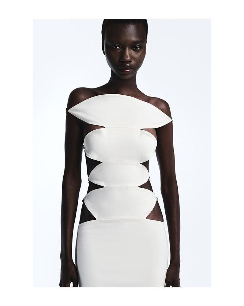 REVOLVE LOS ANGELES White Elettra Maxi Dress