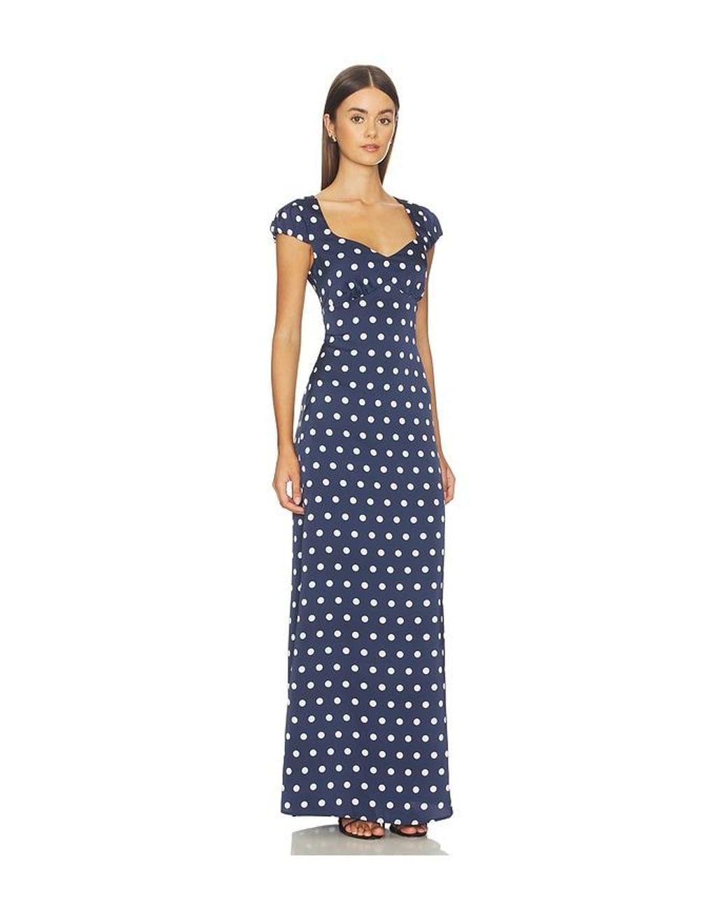 MORE TO COME Blue Dorothy Maxi Dress