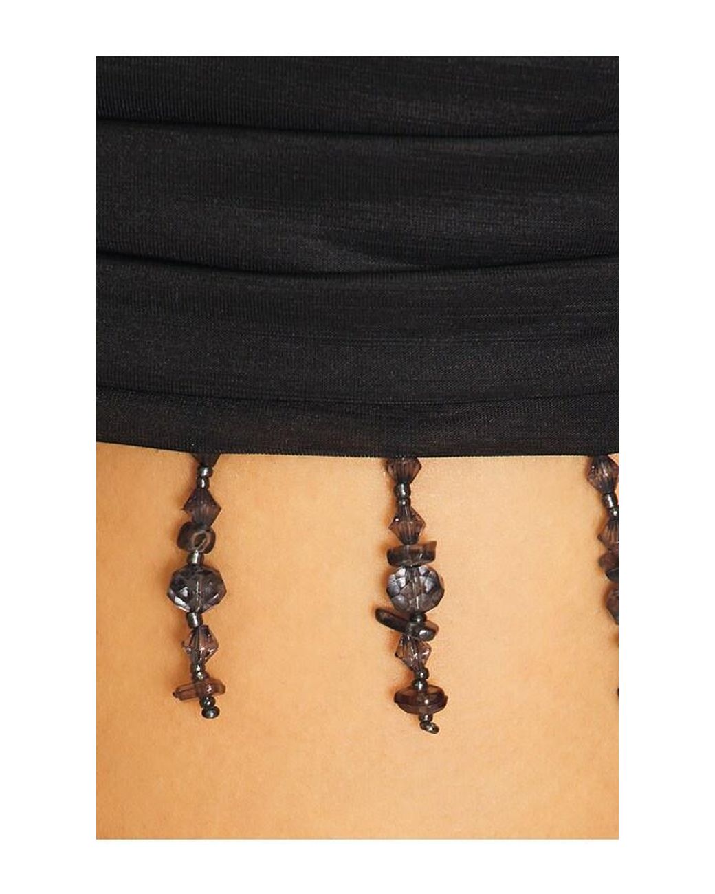 Mirror Palais Black La Piscine Mini Dress