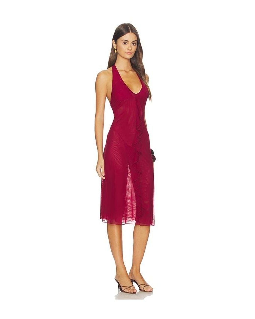 Tiger Mist Red Ash Dress