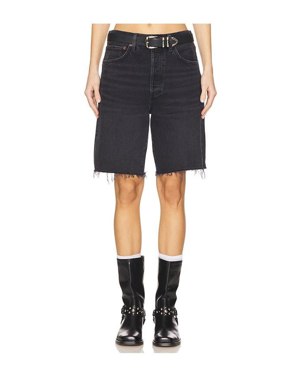 Agolde Blue 90's Short