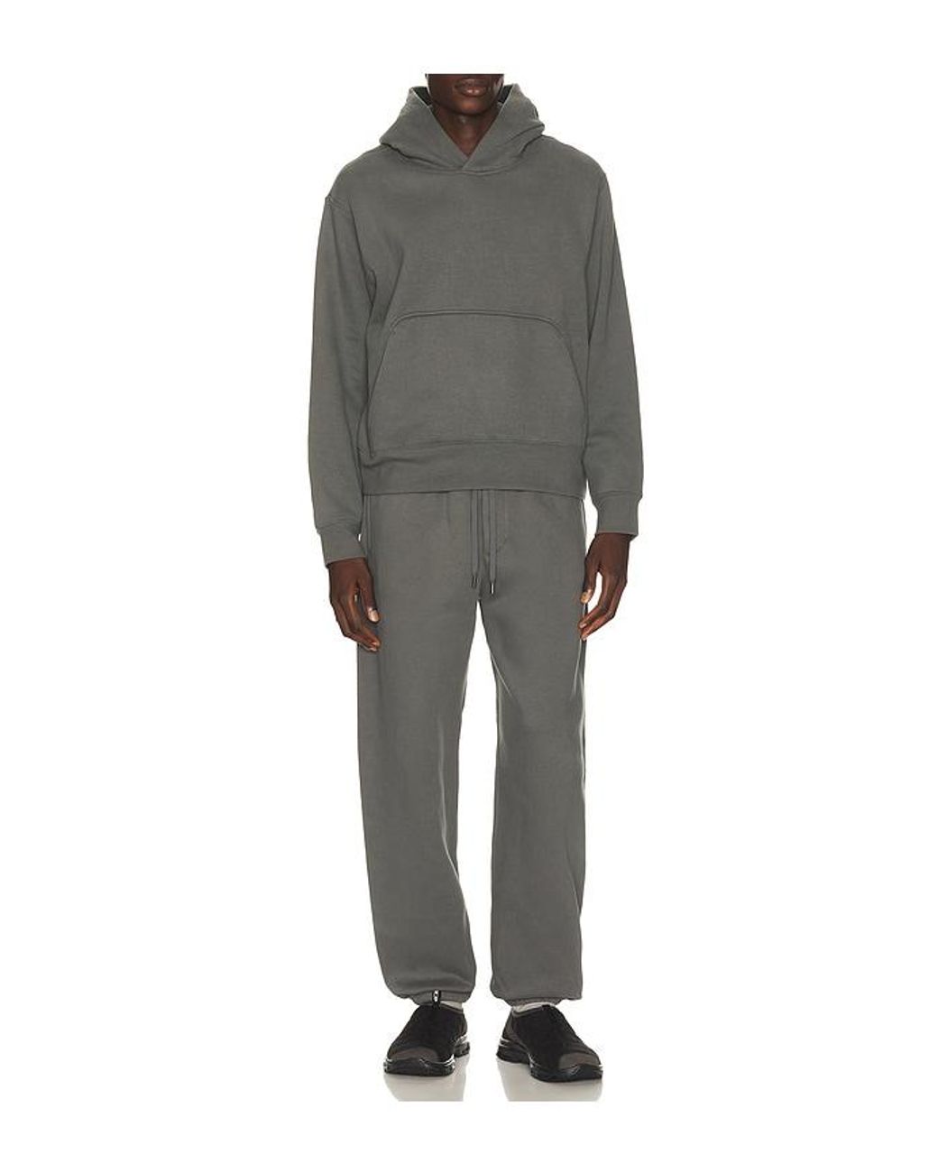 lululemon athletica Gray Steady State Pullover Fleece Hoodie Compact for men