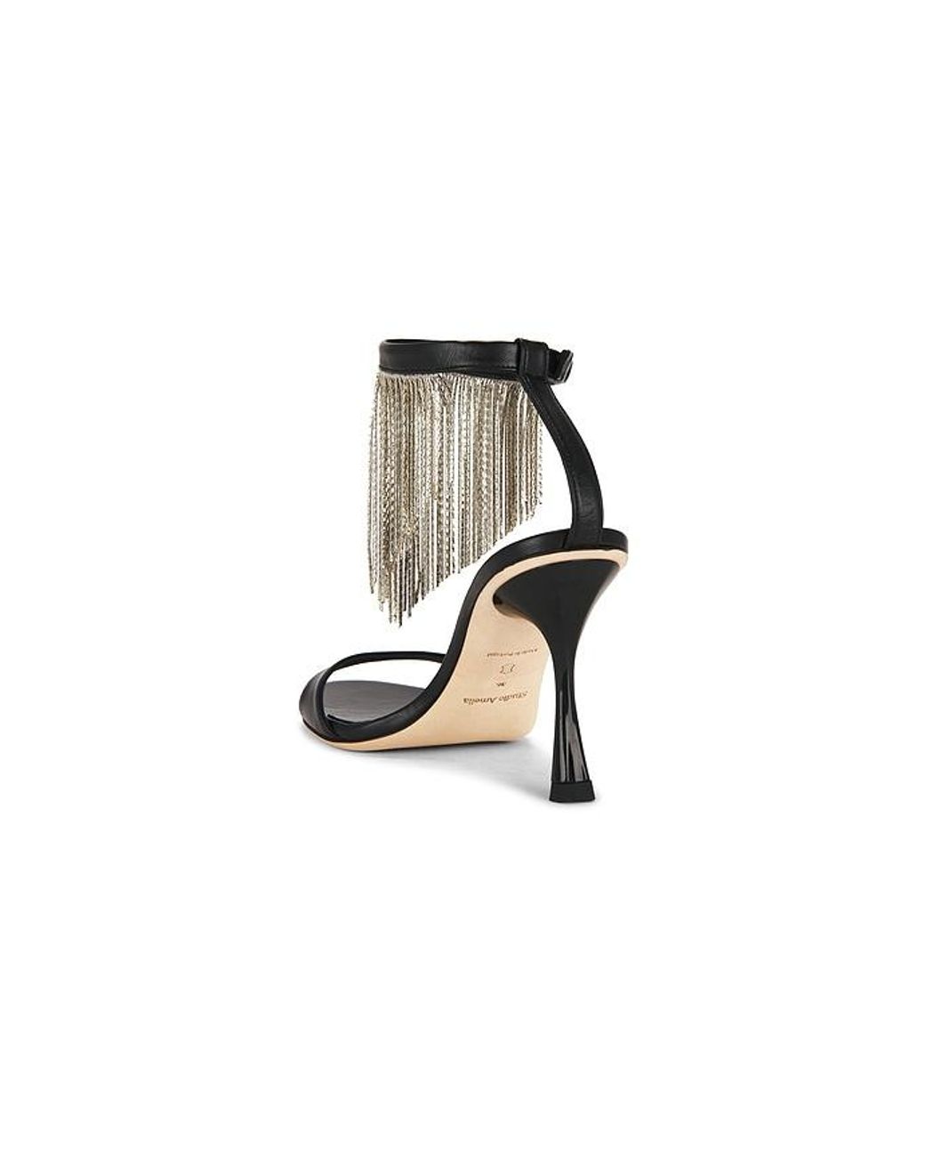 STUDIO AMELIA Black Figaro 90 Sandal