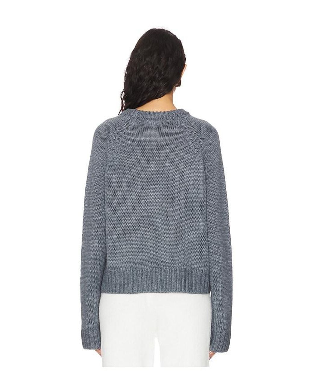 Lovers + Friends Blue Leo Fairisle Sweater