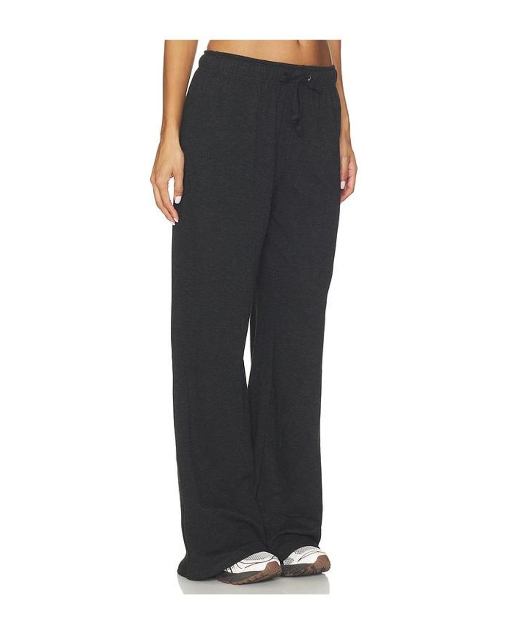 Bobi Black Wide Leg Lounger Pant