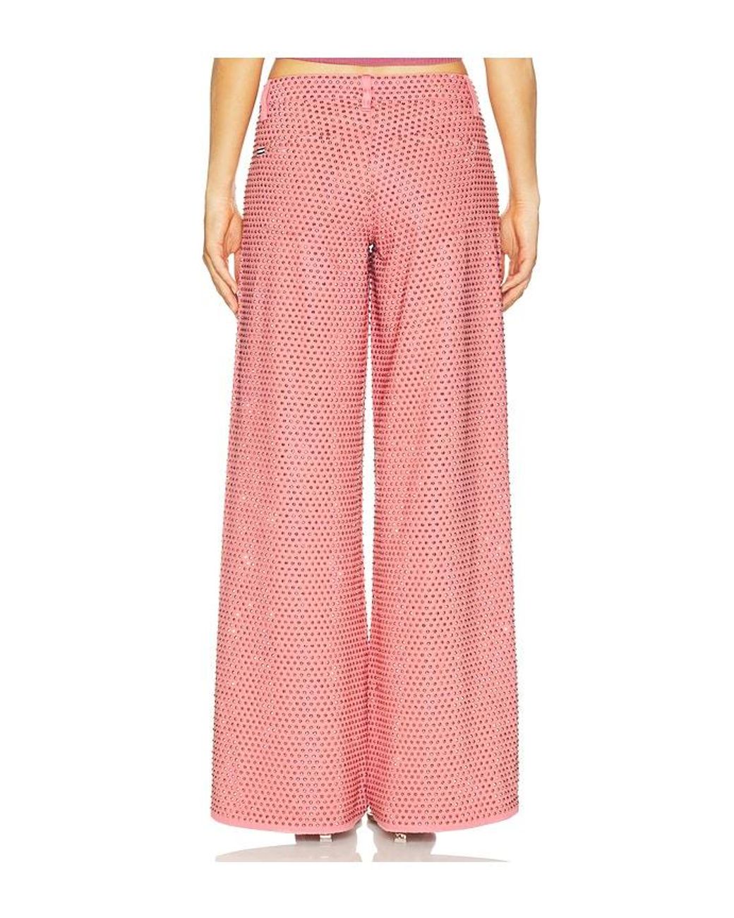 Alice + Olivia Pink Amazing Baggy Jean