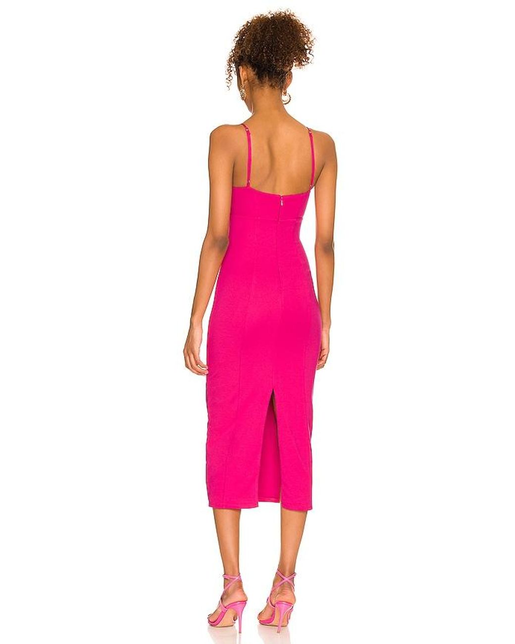Vestido Midi Enzo En Color Rosado Talla (También En Xs) h:ours de color Pink