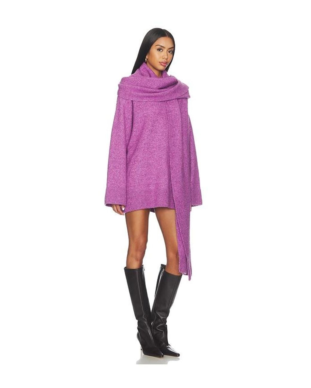 Show Me Your Mumu Purple Oslo Sweater Dress