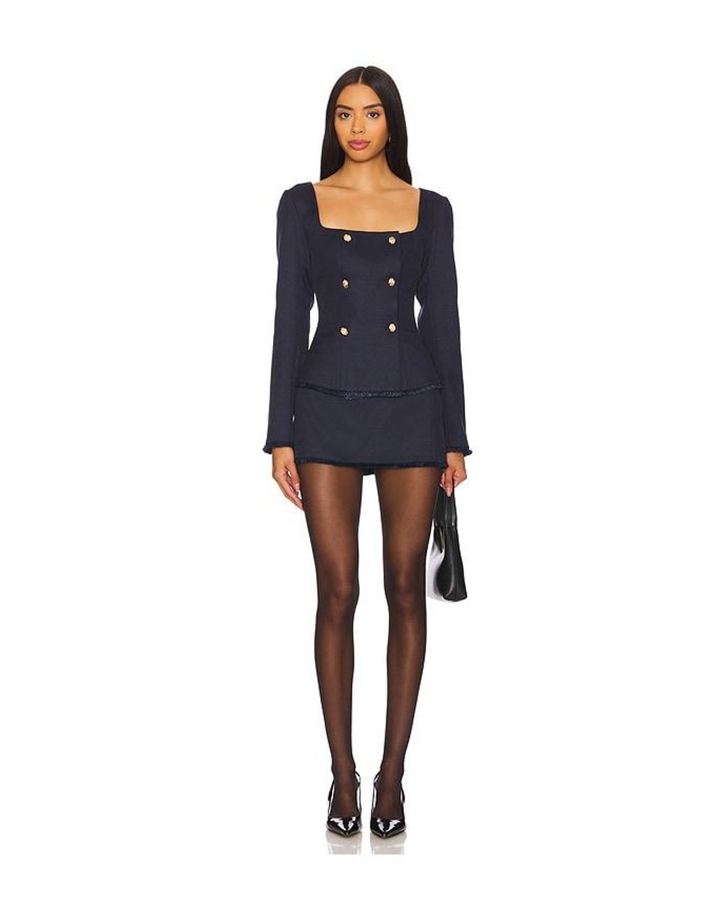 MORE TO COME Blue Jamie Skirt Set
