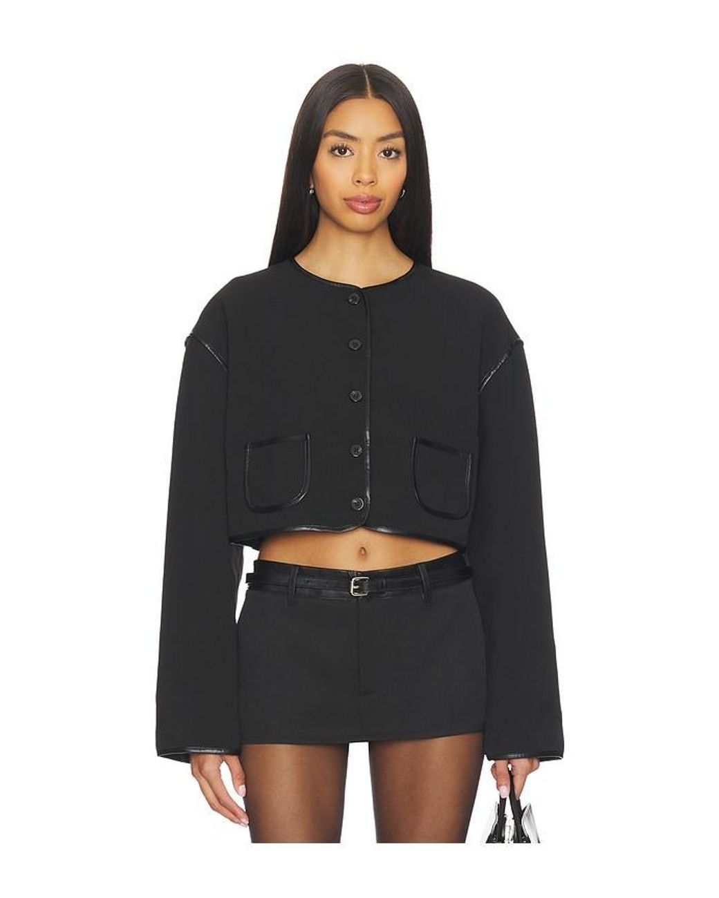 Lioness Black Twilight Crop Jacket
