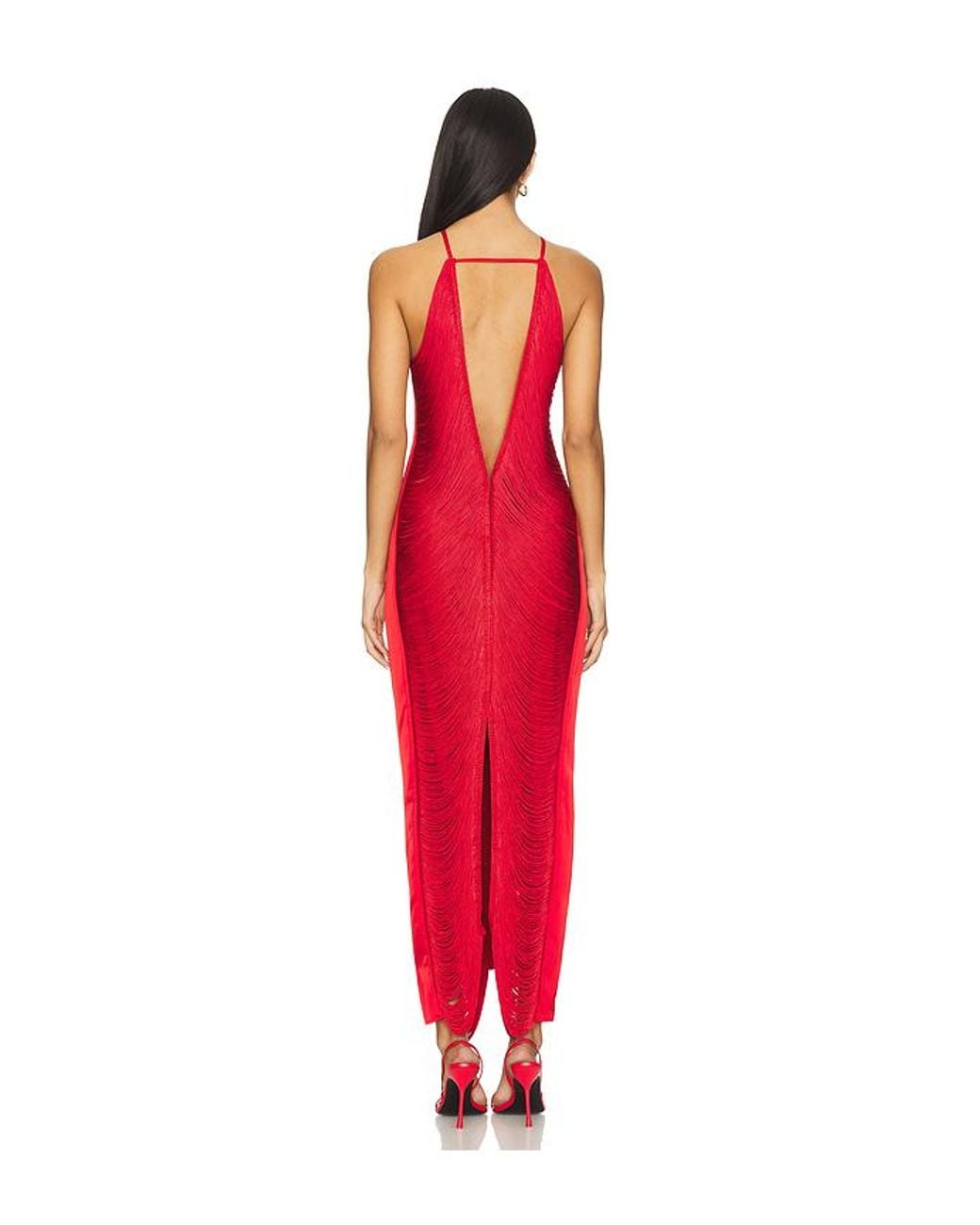 Cult Gaia Red Renata Dress