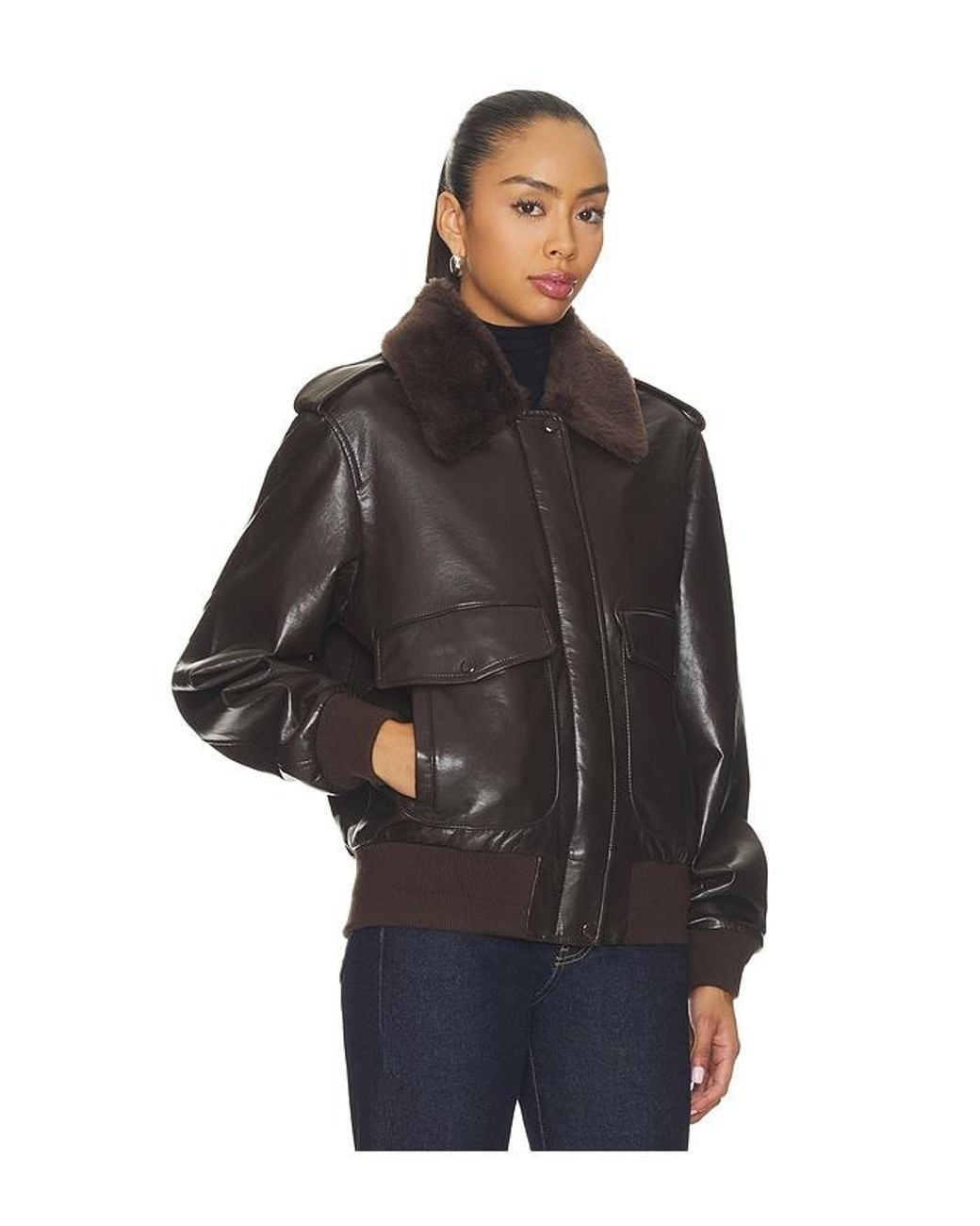 Citizens of Humanity Black Vintage Bomber Jacket