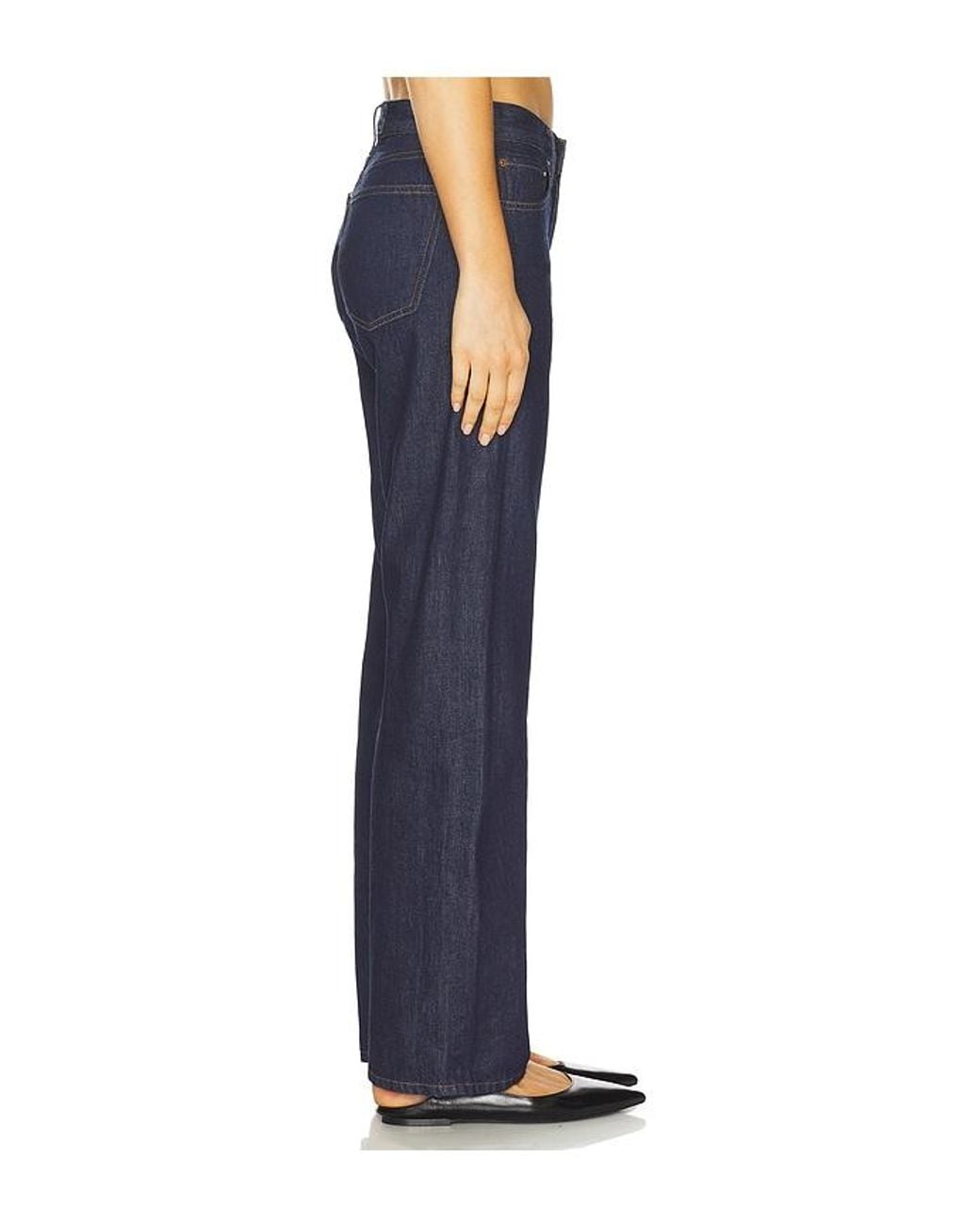 Agolde Blue Low Rise Loose Jeans