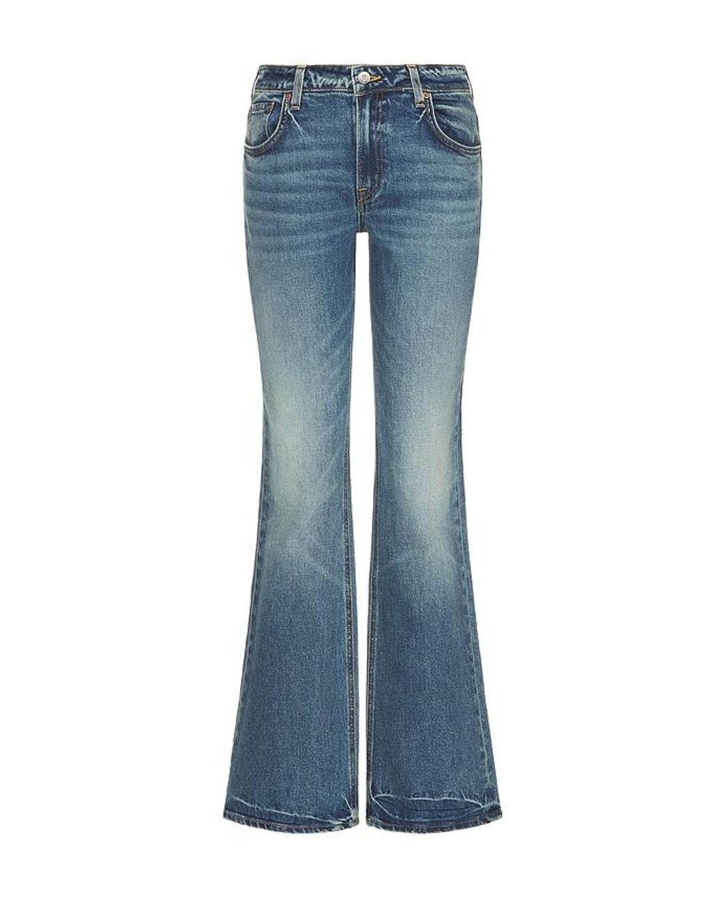GRLFRND Blue Melanie Low Rise Boot Cut