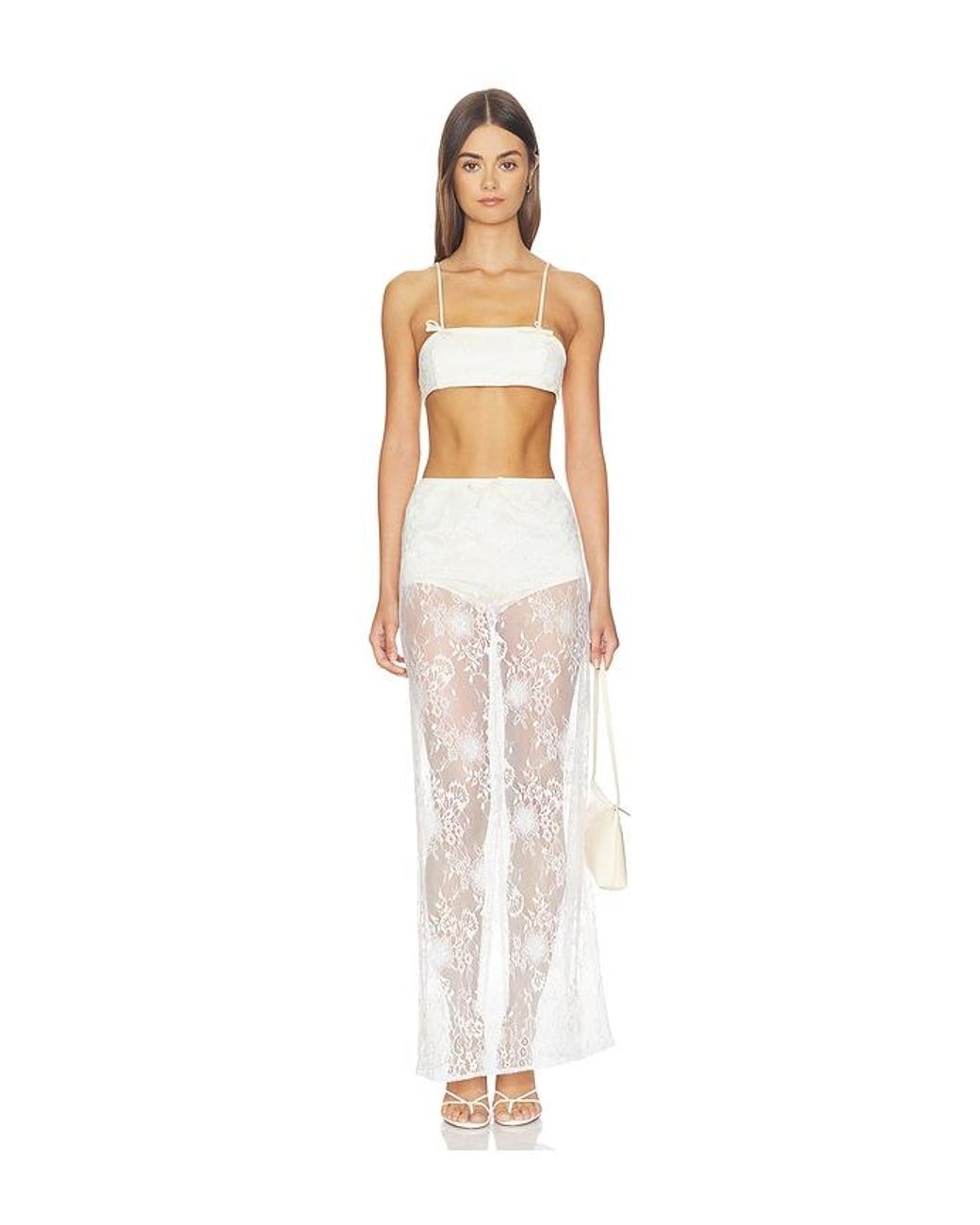 AYA MUSE White Eteri Top