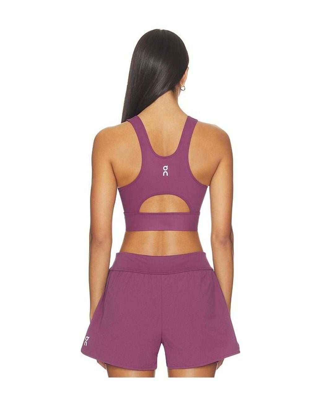 On Shoes Purple Court Crop Top