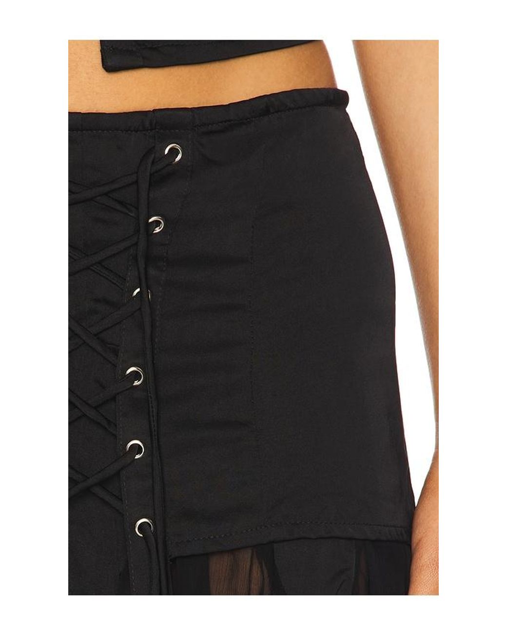 AMOR MIA Black Metamorphosis Mini Skirt