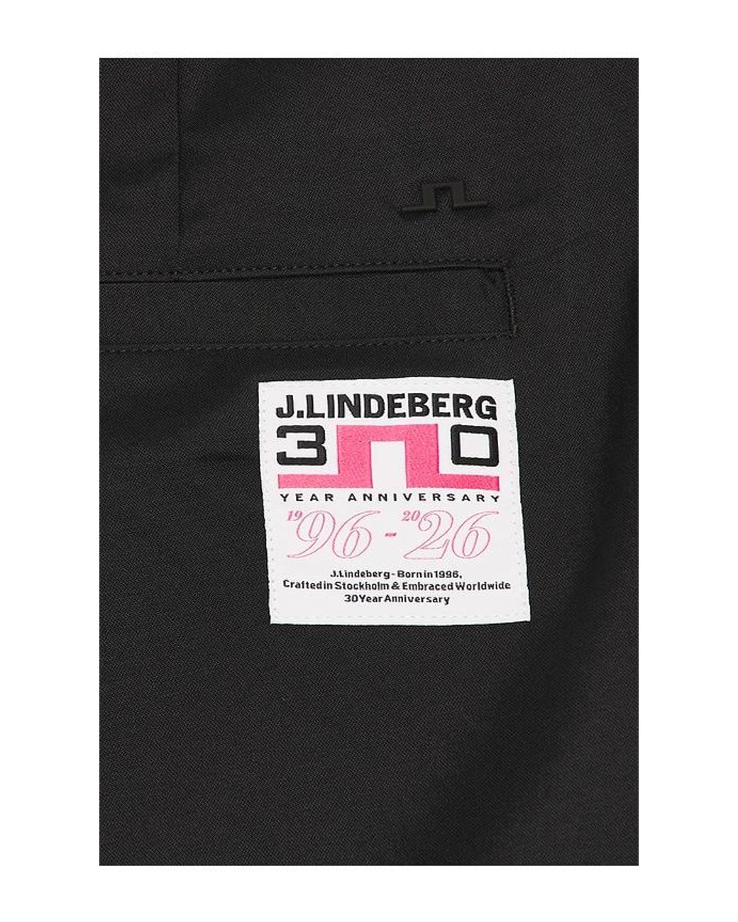 J.Lindeberg Black 30Y Devyn Golf Pant for men