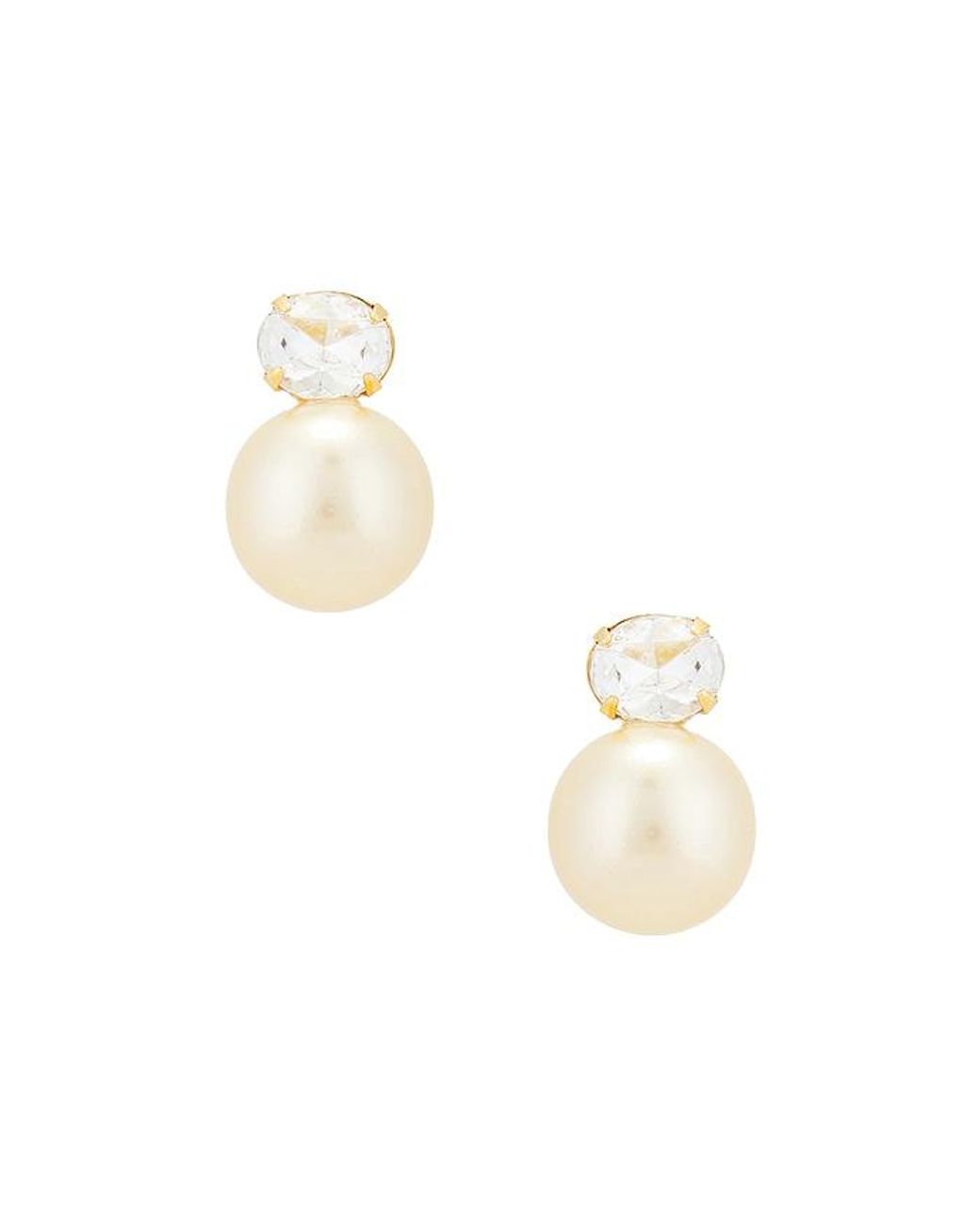 Jennifer Behr White Nina Earrings