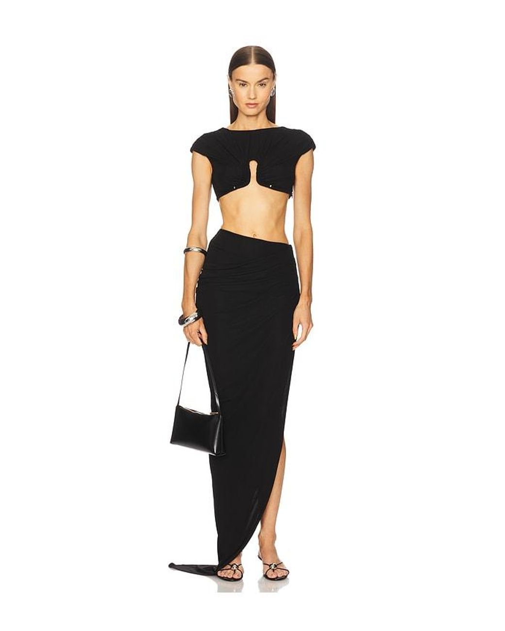 Michael Costello Black X Revolve Adalynn Top