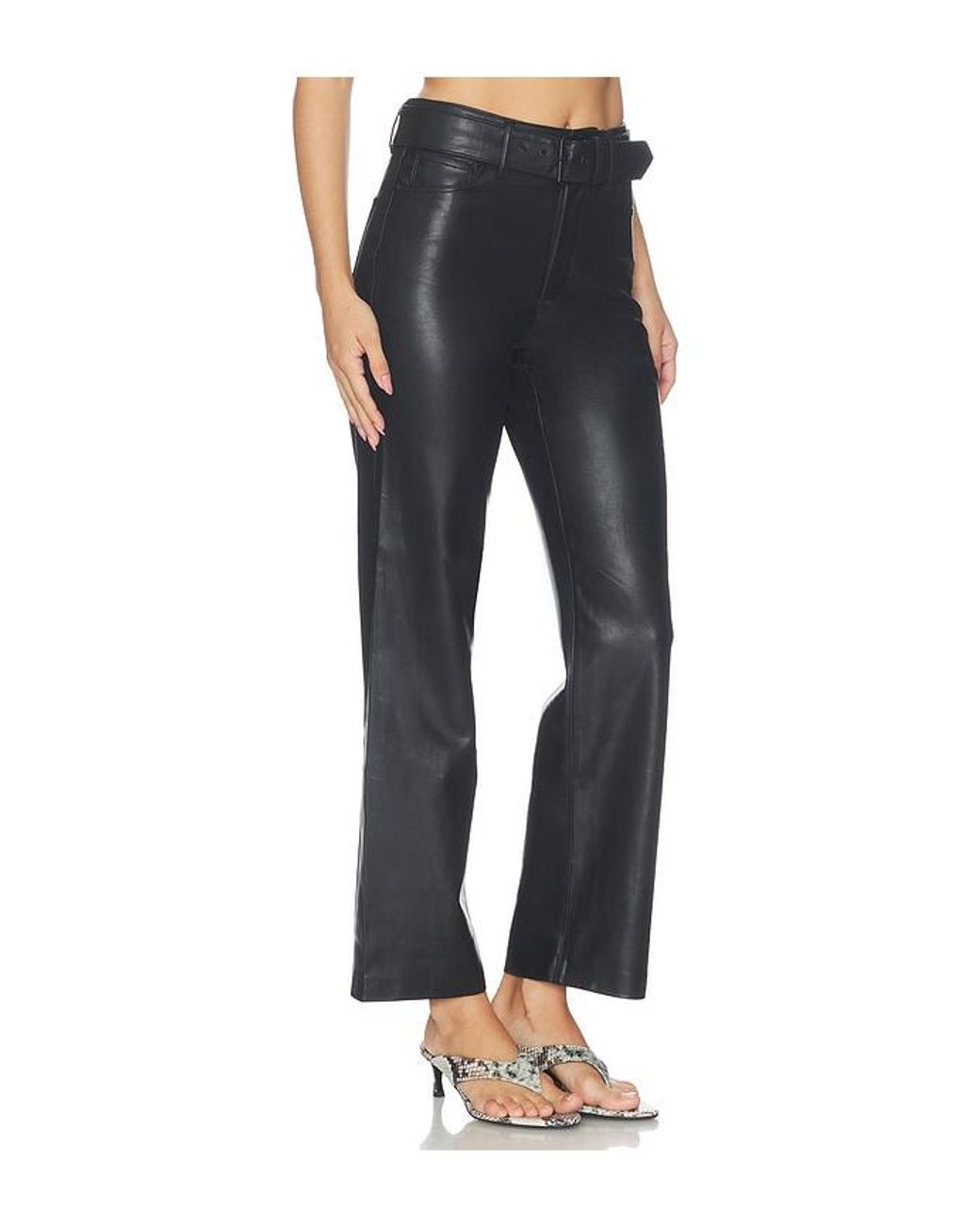 Blank NYC Blue Faux Leather Pants
