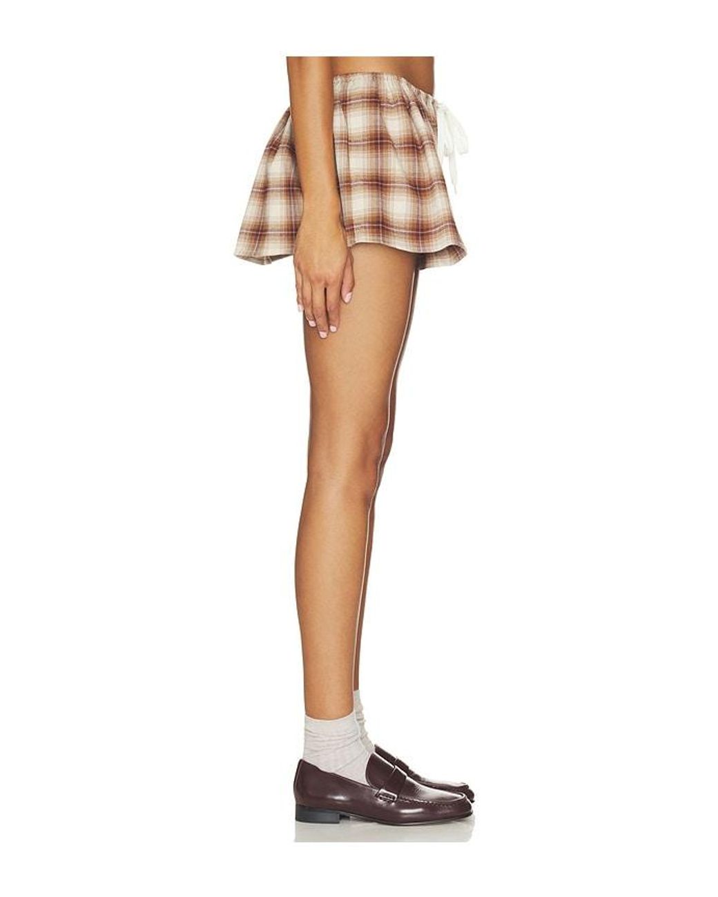 Lovers + Friends Multicolor Samira Flannel Mini Skort