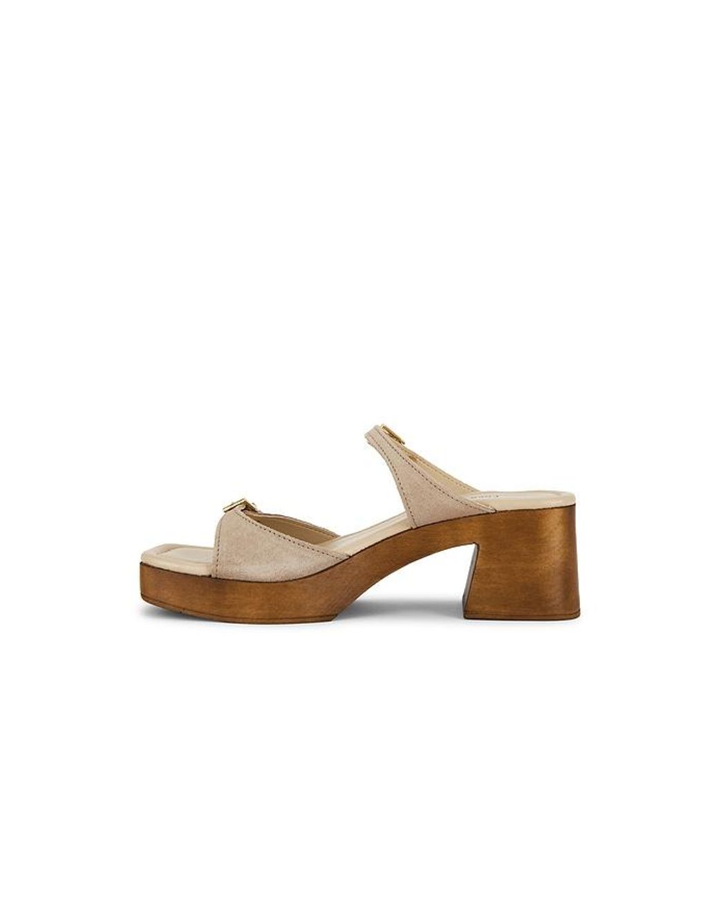 Free People Natural Beck Buckle Clog