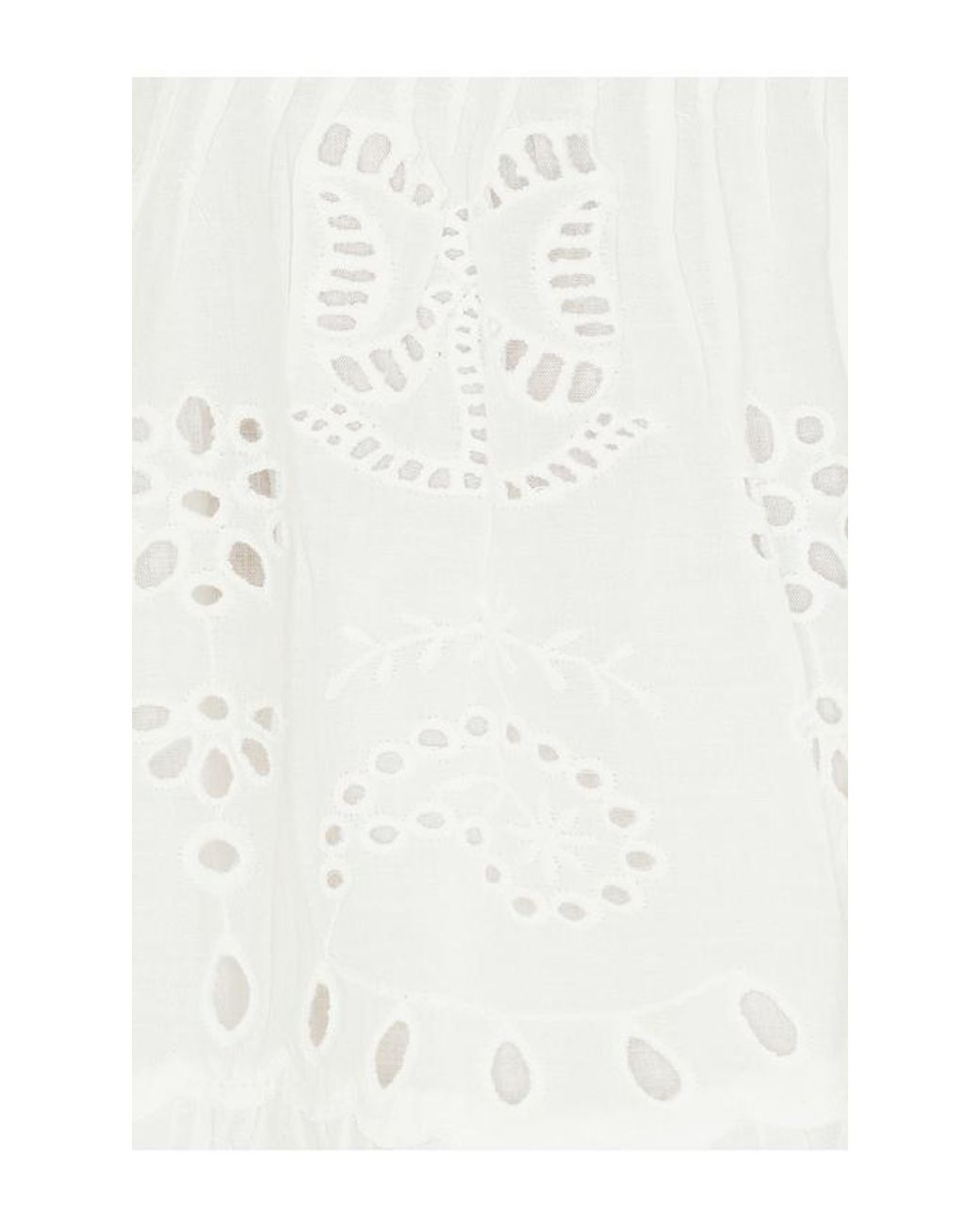 LoveShackFancy White Azar Dress