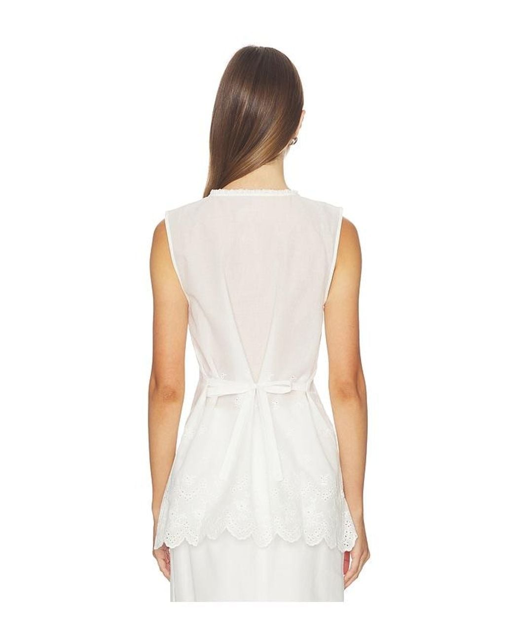 Elodie the Label White Giselle Top