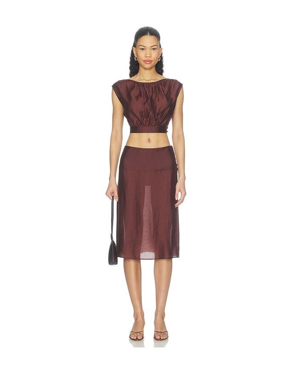 Stone Cold Fox Red X Revolve Avalon Top