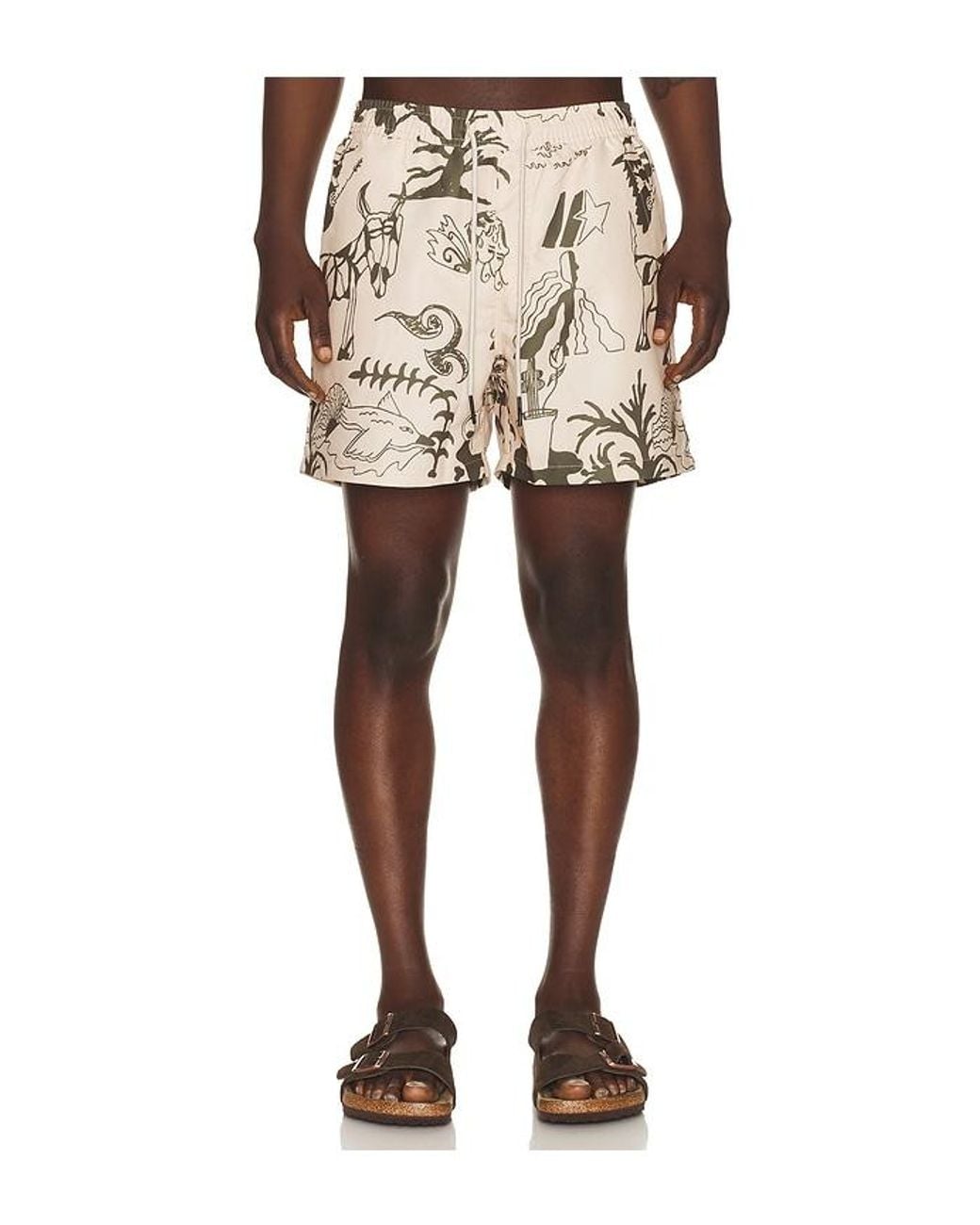 Oas Natural Poplan Swim Shorts for men