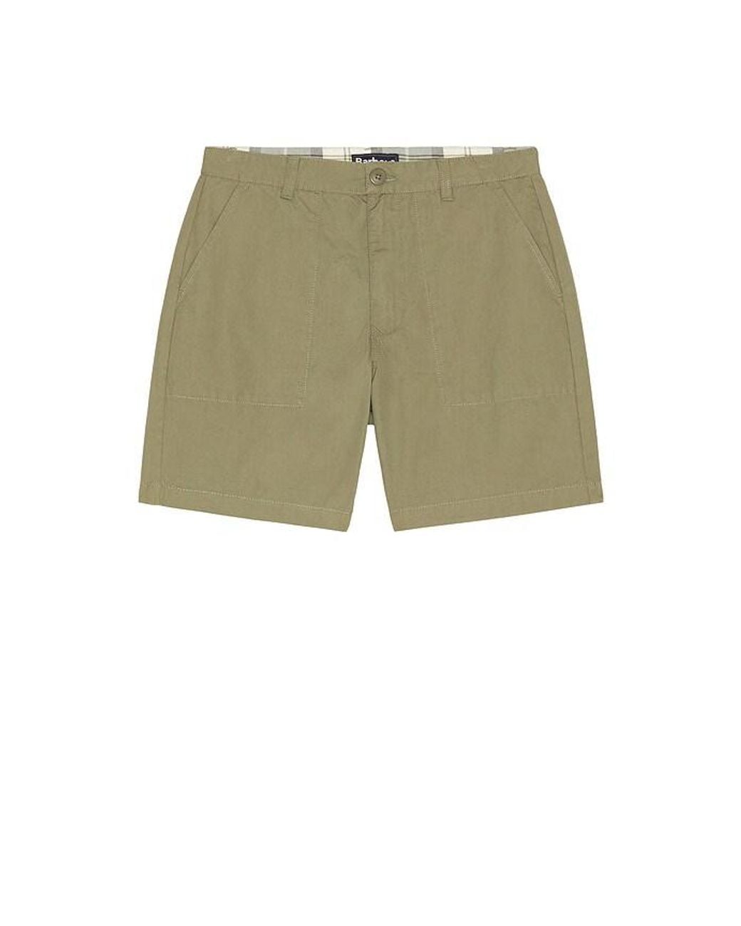 Barbour Green Sherburn Cotton Short for men