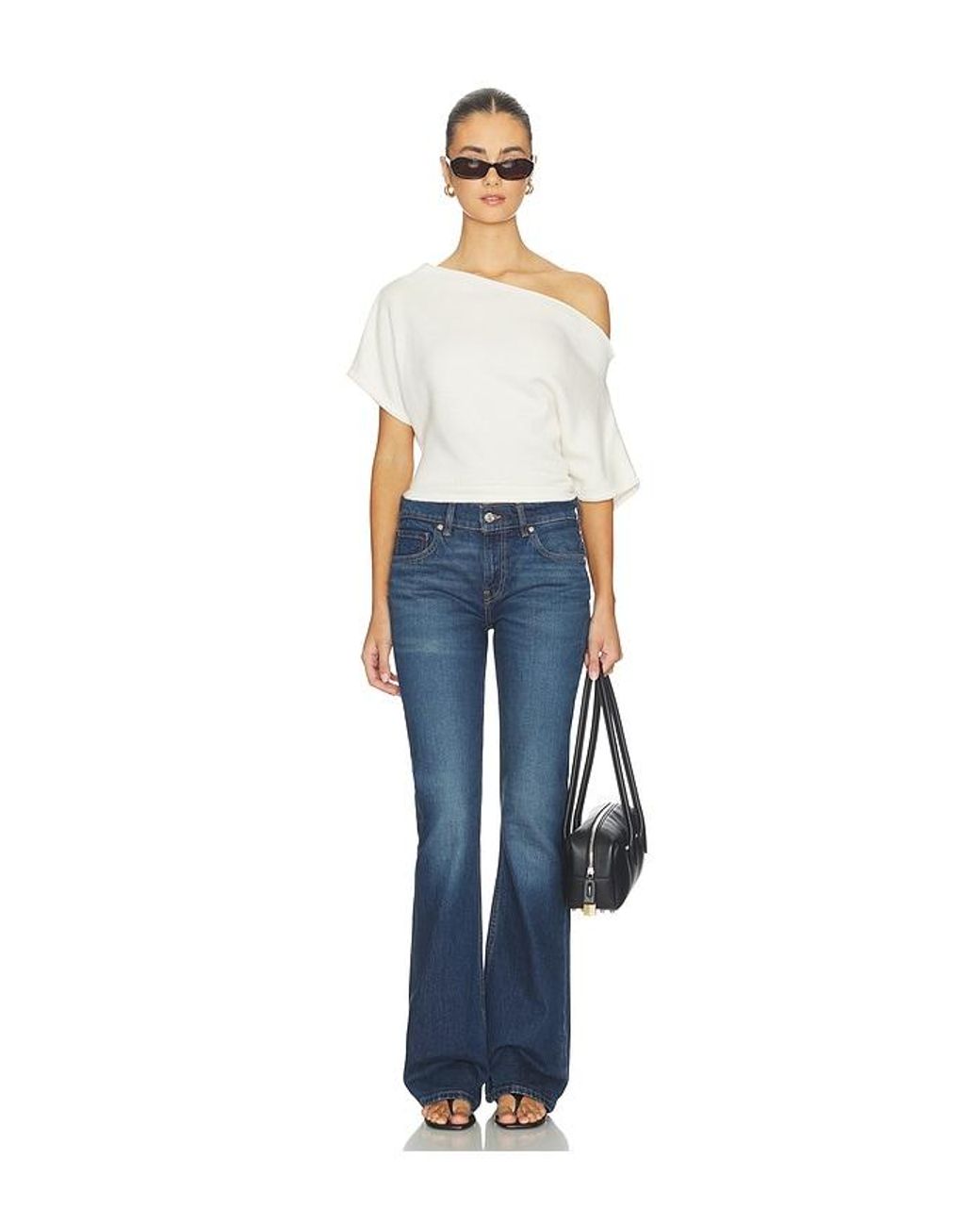 EB DENIM White Dahlia Shrug Top