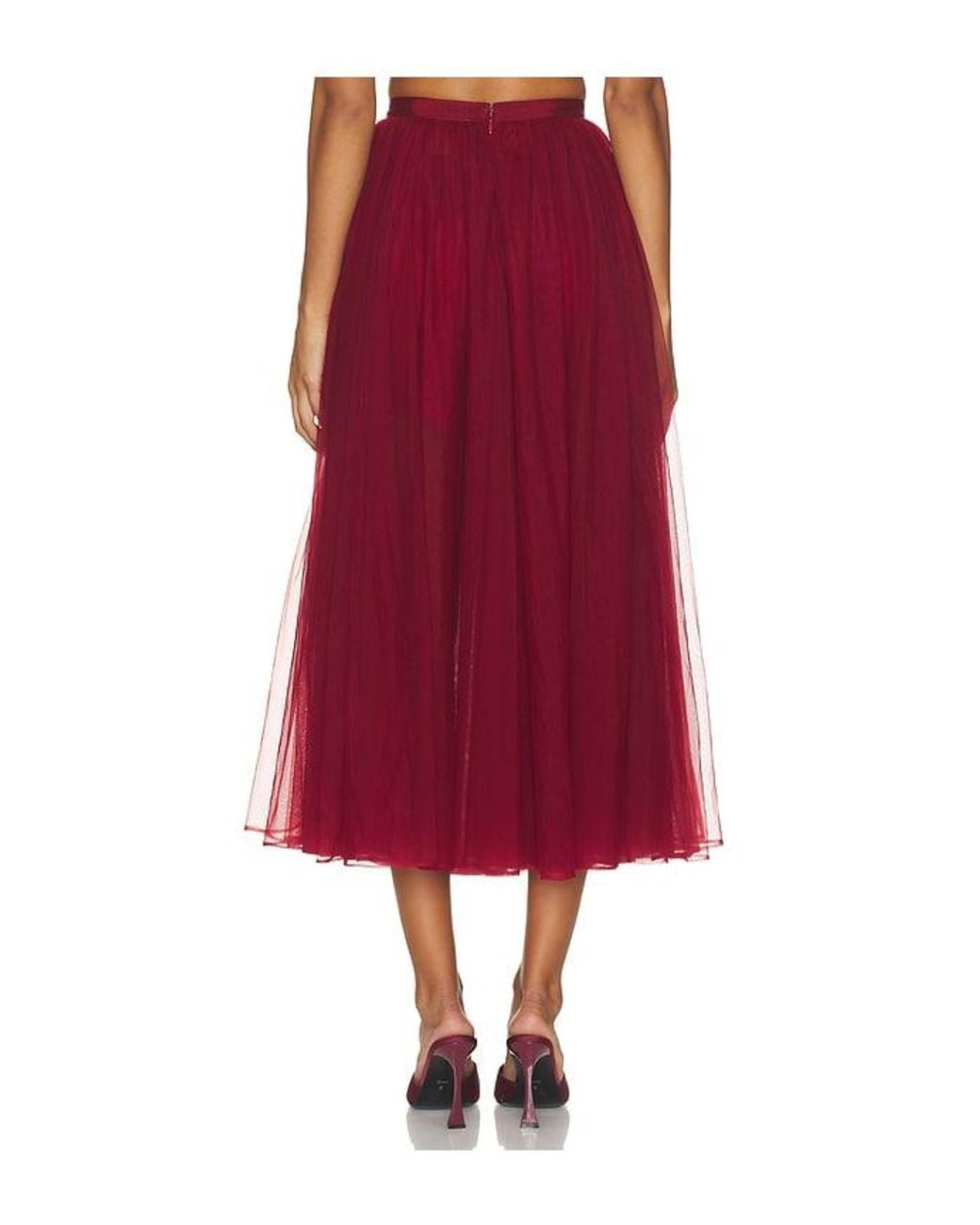 V. Chapman Red Coco Skirt