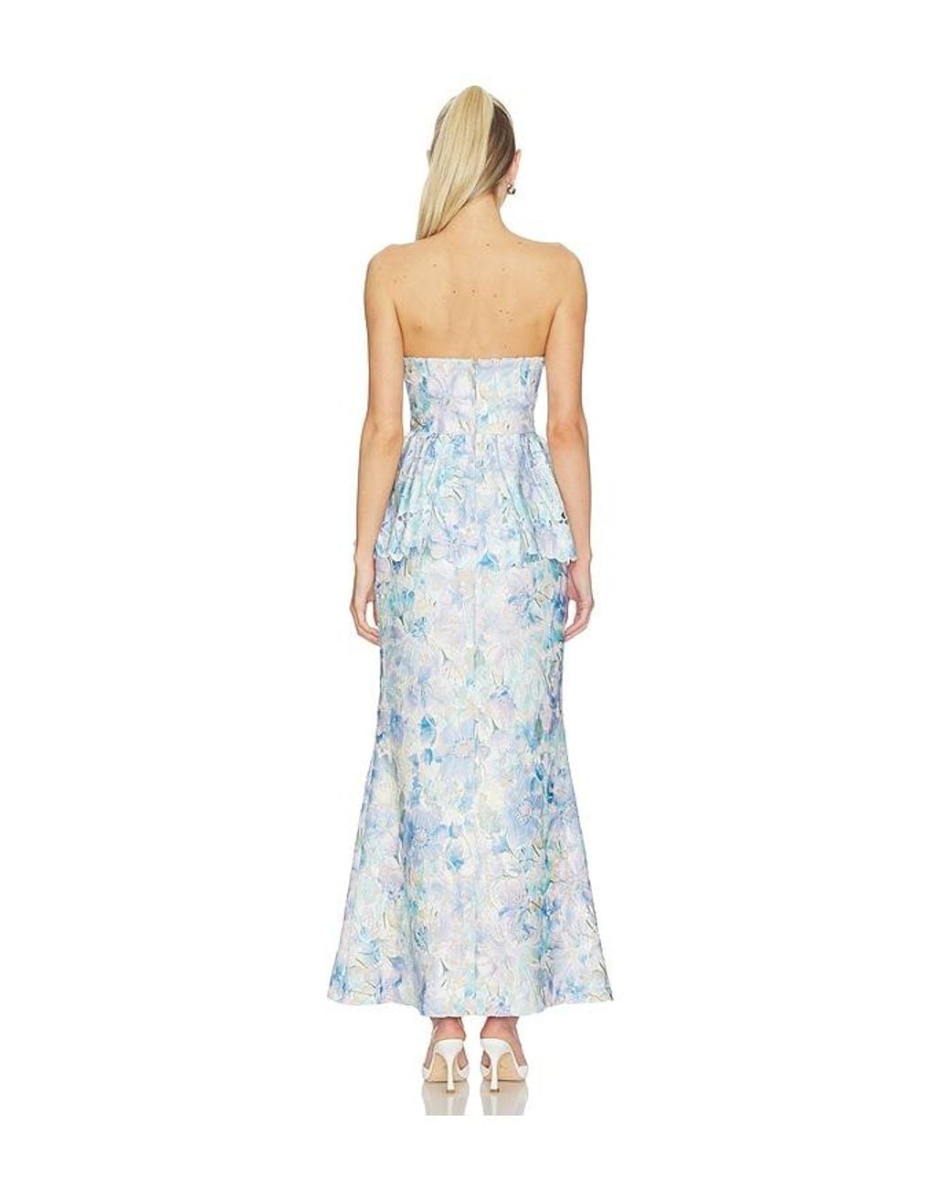 Elliatt White Kalissa Peplum Gown