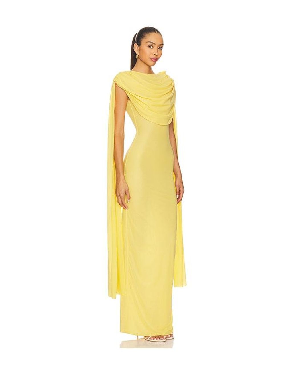 Maygel Coronel Yellow Batista Dress