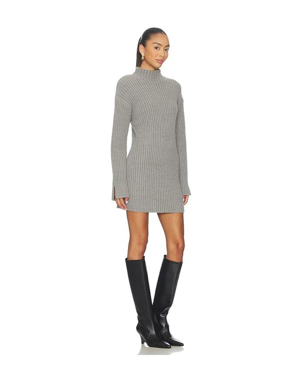 Lovers + Friends Gray Kora Mini Dress